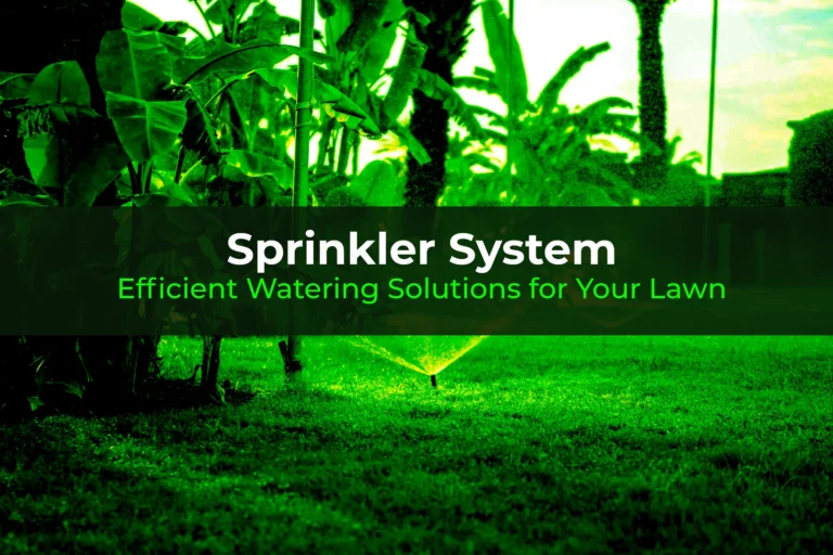 Sprinkler System: Efficient Watering Solutions for Your Lawn